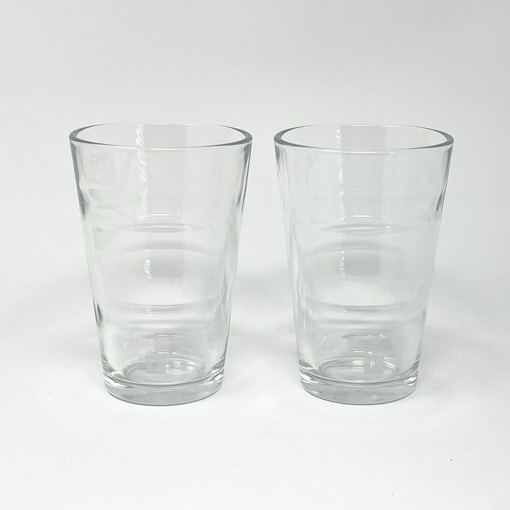 Nespresso View Collection Atelier Design Glass Coffee Tea Cup 5" Set Of 2